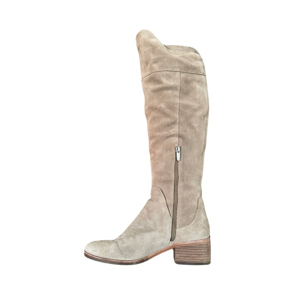 Vince Camuto over the knee suede boots, - Picture 3 of 11